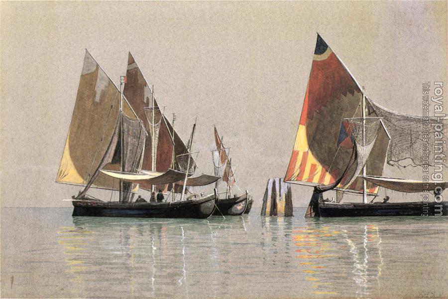 William Stanley Haseltine : Italian Boats Venice William Stanley Haseltine : Italian Boats Venice